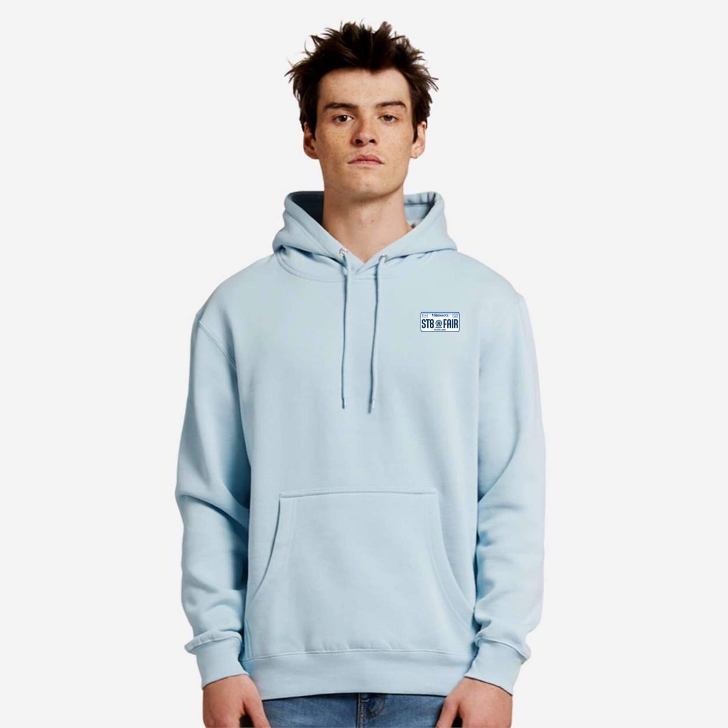 State Fair "ST8 FAIR" Edition Blue Mist Unisex premium mid-weight hoodie